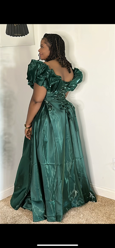 Funmi Ruffle Hand Gown
